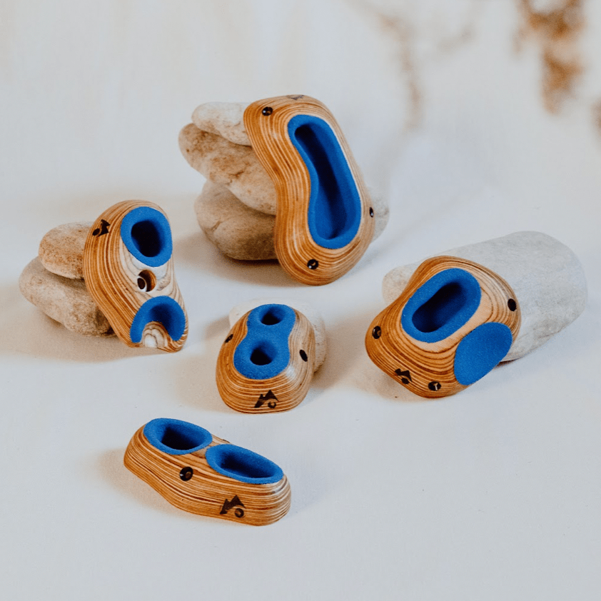lot de prise avec grip bleu